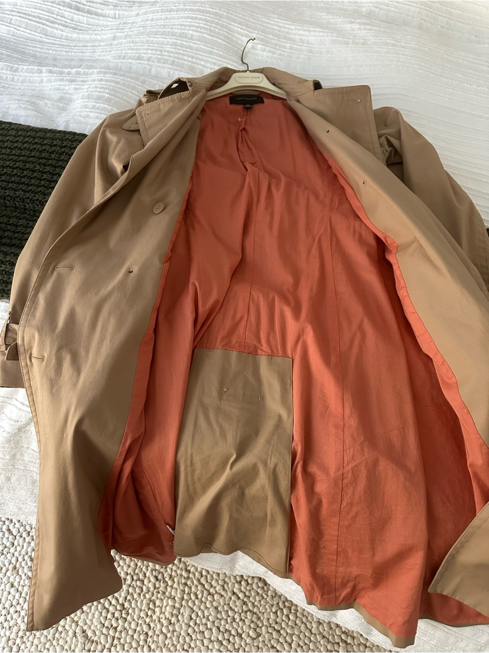 Ann Taylor Tan Trench Coat - Picture 5 of 6